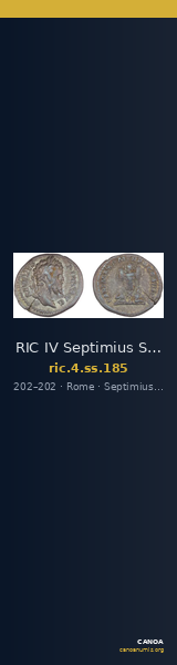 RIC IV Septimius Severus 185 — CANOA