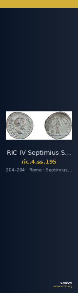 RIC IV Septimius Severus 195 — CANOA