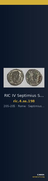 RIC IV Septimius Severus 198 — CANOA