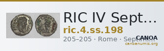 RIC IV Septimius Severus 198 — CANOA