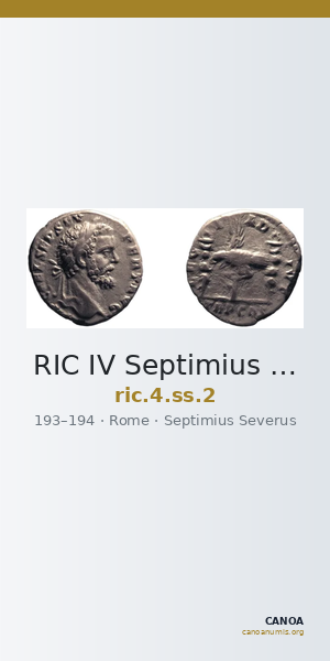 RIC IV Septimius Severus 2 — CANOA