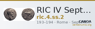 RIC IV Septimius Severus 2 — CANOA