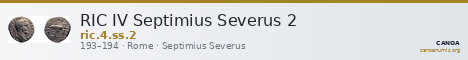 RIC IV Septimius Severus 2 — CANOA