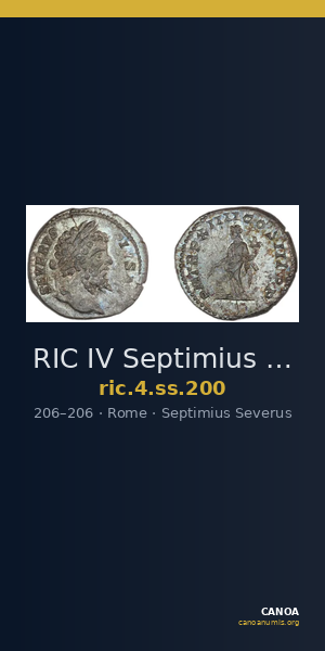RIC IV Septimius Severus 200 — CANOA