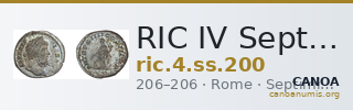 RIC IV Septimius Severus 200 — CANOA
