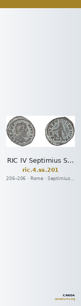 RIC IV Septimius Severus 201 — CANOA