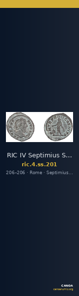 RIC IV Septimius Severus 201 — CANOA