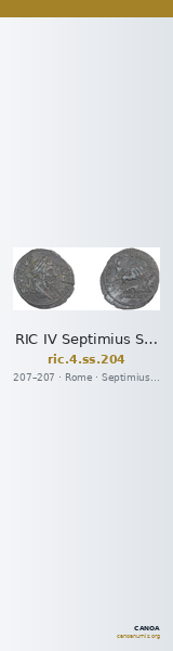 RIC IV Septimius Severus 204 — CANOA