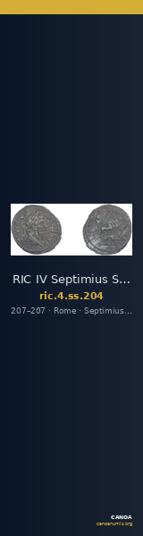 RIC IV Septimius Severus 204 — CANOA
