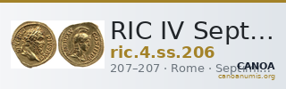 RIC IV Septimius Severus 206 — CANOA