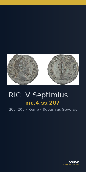 RIC IV Septimius Severus 207 — CANOA