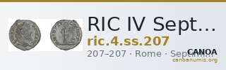 RIC IV Septimius Severus 207 — CANOA