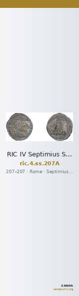 RIC IV Septimius Severus 207A — CANOA