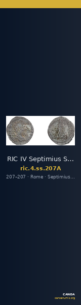 RIC IV Septimius Severus 207A — CANOA
