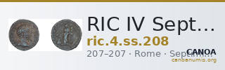RIC IV Septimius Severus 208 — CANOA