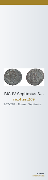 RIC IV Septimius Severus 209 — CANOA