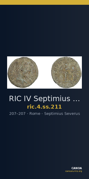 RIC IV Septimius Severus 211 — CANOA
