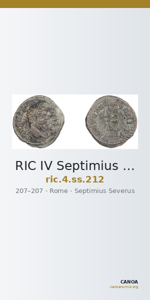 RIC IV Septimius Severus 212 — CANOA