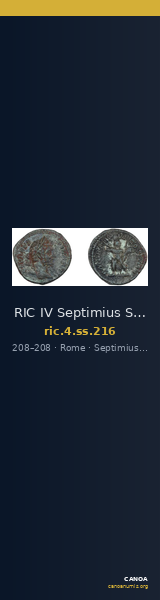 RIC IV Septimius Severus 216 — CANOA