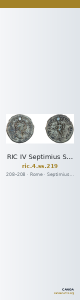 RIC IV Septimius Severus 219 — CANOA