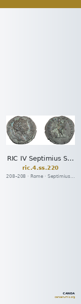 RIC IV Septimius Severus 220 — CANOA