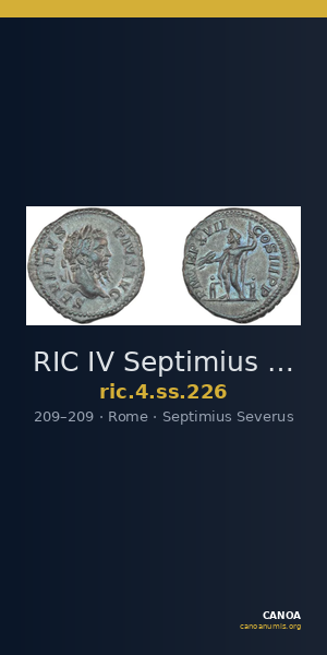RIC IV Septimius Severus 226 — CANOA