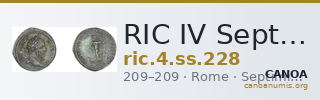 RIC IV Septimius Severus 228 — CANOA
