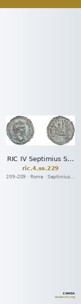 RIC IV Septimius Severus 229 — CANOA