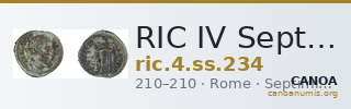 RIC IV Septimius Severus 234 — CANOA