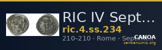 RIC IV Septimius Severus 234 — CANOA