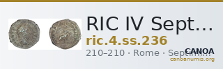 RIC IV Septimius Severus 236 — CANOA