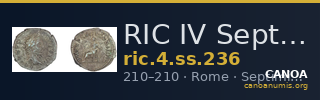 RIC IV Septimius Severus 236 — CANOA