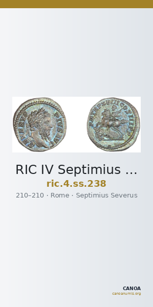 RIC IV Septimius Severus 238 — CANOA