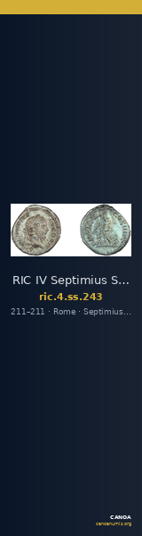 RIC IV Septimius Severus 243 — CANOA