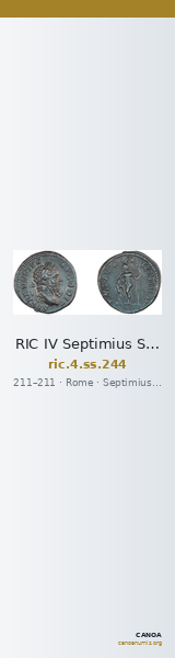 RIC IV Septimius Severus 244 — CANOA