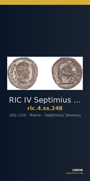 RIC IV Septimius Severus 248 — CANOA