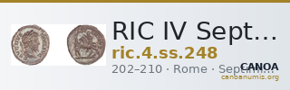RIC IV Septimius Severus 248 — CANOA