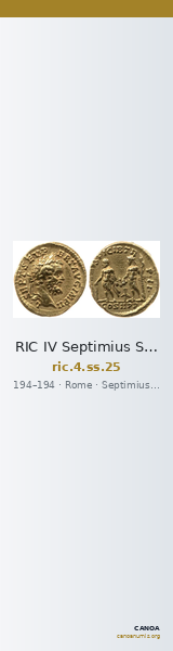 RIC IV Septimius Severus 25 — CANOA