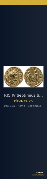 RIC IV Septimius Severus 25 — CANOA