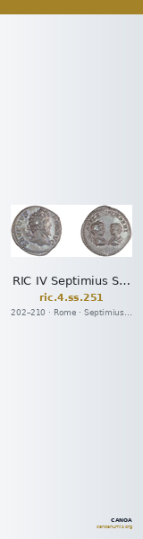 RIC IV Septimius Severus 251 — CANOA