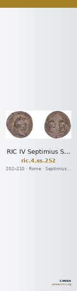 RIC IV Septimius Severus 252 — CANOA