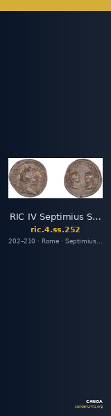 RIC IV Septimius Severus 252 — CANOA