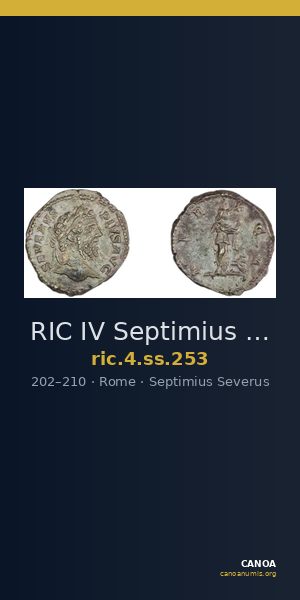 RIC IV Septimius Severus 253 — CANOA