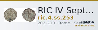 RIC IV Septimius Severus 253 — CANOA