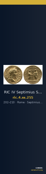 RIC IV Septimius Severus 255 — CANOA