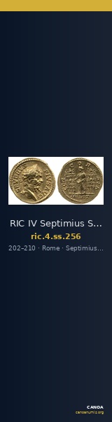 RIC IV Septimius Severus 256 — CANOA