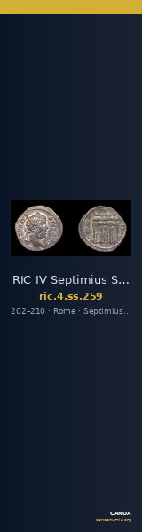 RIC IV Septimius Severus 259 — CANOA
