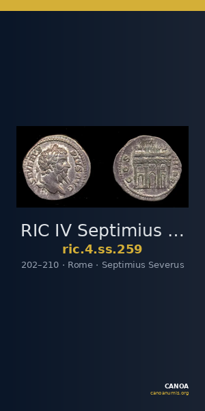 RIC IV Septimius Severus 259 — CANOA