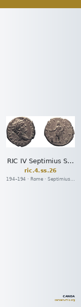RIC IV Septimius Severus 26 — CANOA