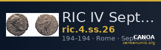 RIC IV Septimius Severus 26 — CANOA